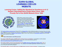 Tablet Screenshot of globallearningcircles.org